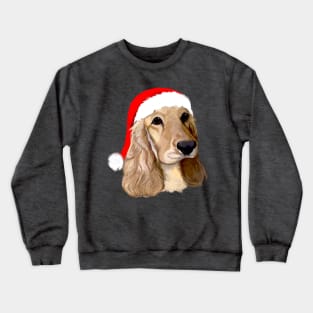 Cocker Spaniel at Christmas Crewneck Sweatshirt